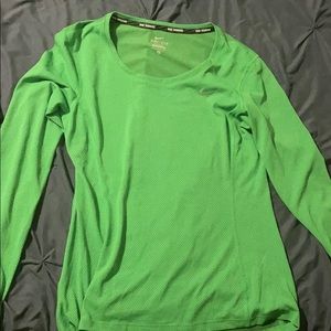 Green Nike Running Shirt